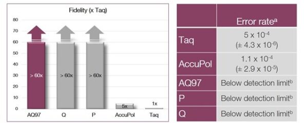 AQ97 High Fidelity DNA Polymerase (2U/µl with 5x AQ97 Buffer) - Image 5